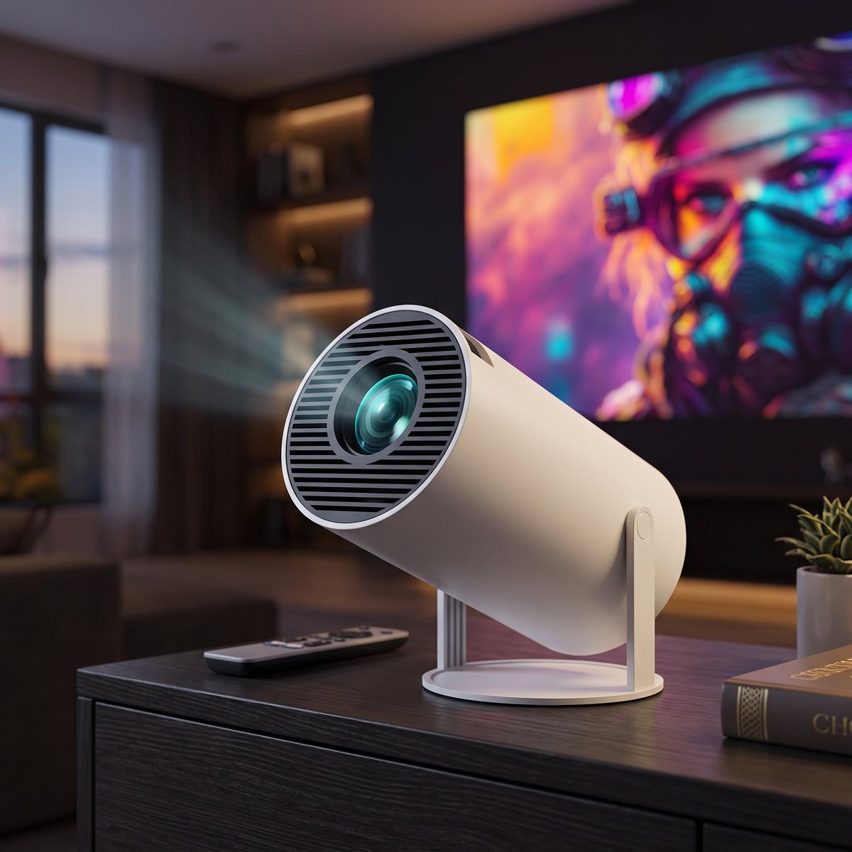 Android Smart Projector HY300 4K (ORIGINAL)