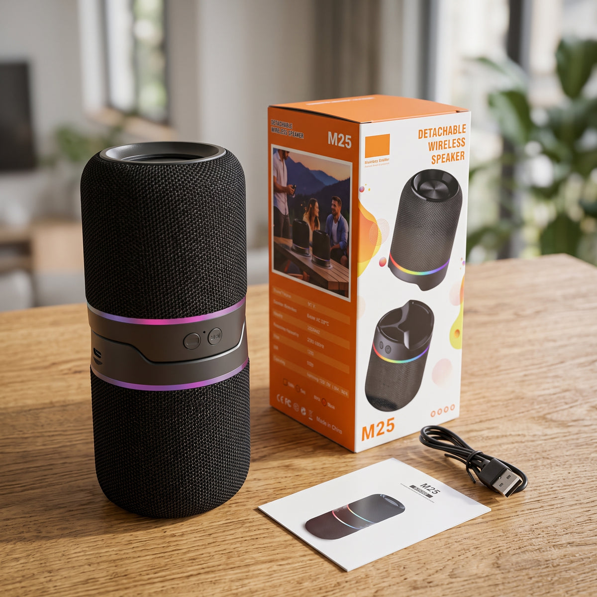 M25 Two-In-One Split Wireless DJ Speaker