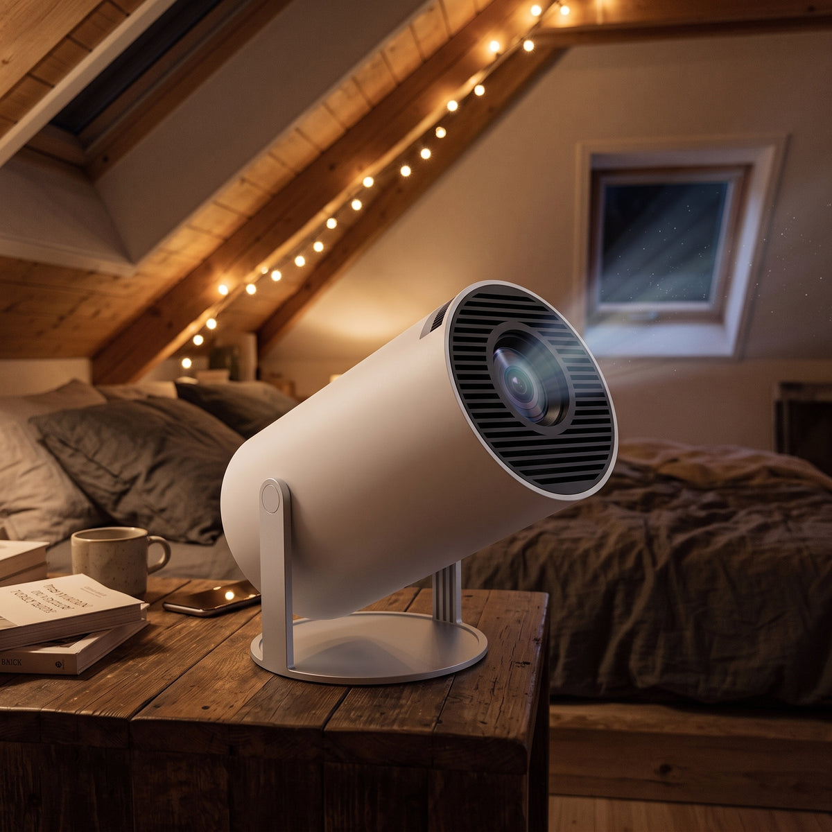 Android Smart Projector HY300 4K (ORIGINAL)
