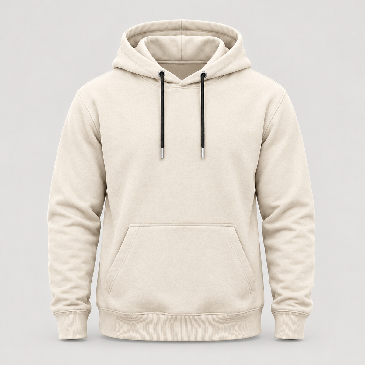 Premium Solid Color Pullover Hoodie for Men Without Print Solid Colour