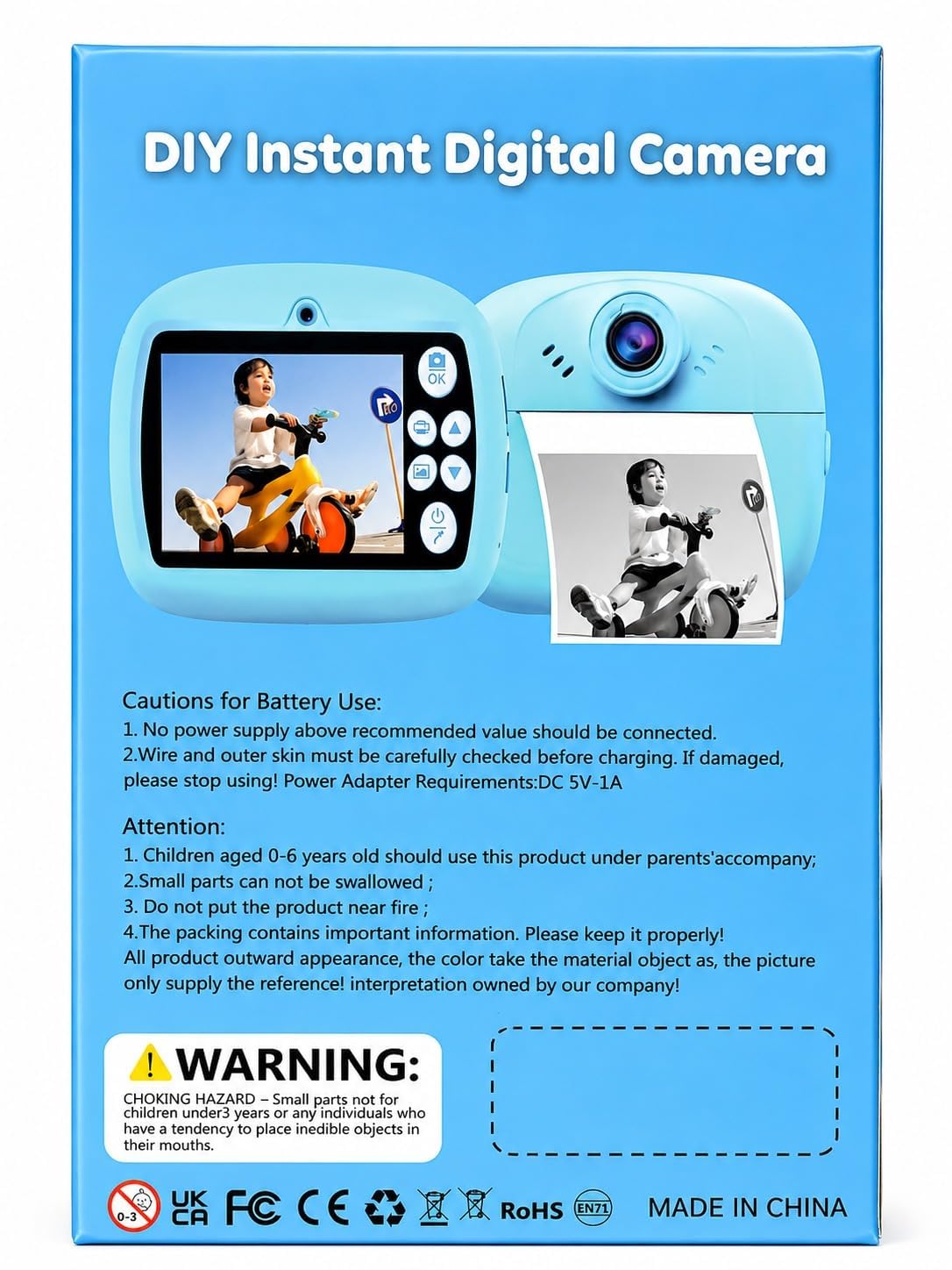 DIY Instant Digital Camera – Kids Camera