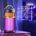 3-in-1 Electric Bug Zapper UV Light Mosquito Lamp 395nm Variable Frequency Fly Trap Silent for Home Bedroom Camping