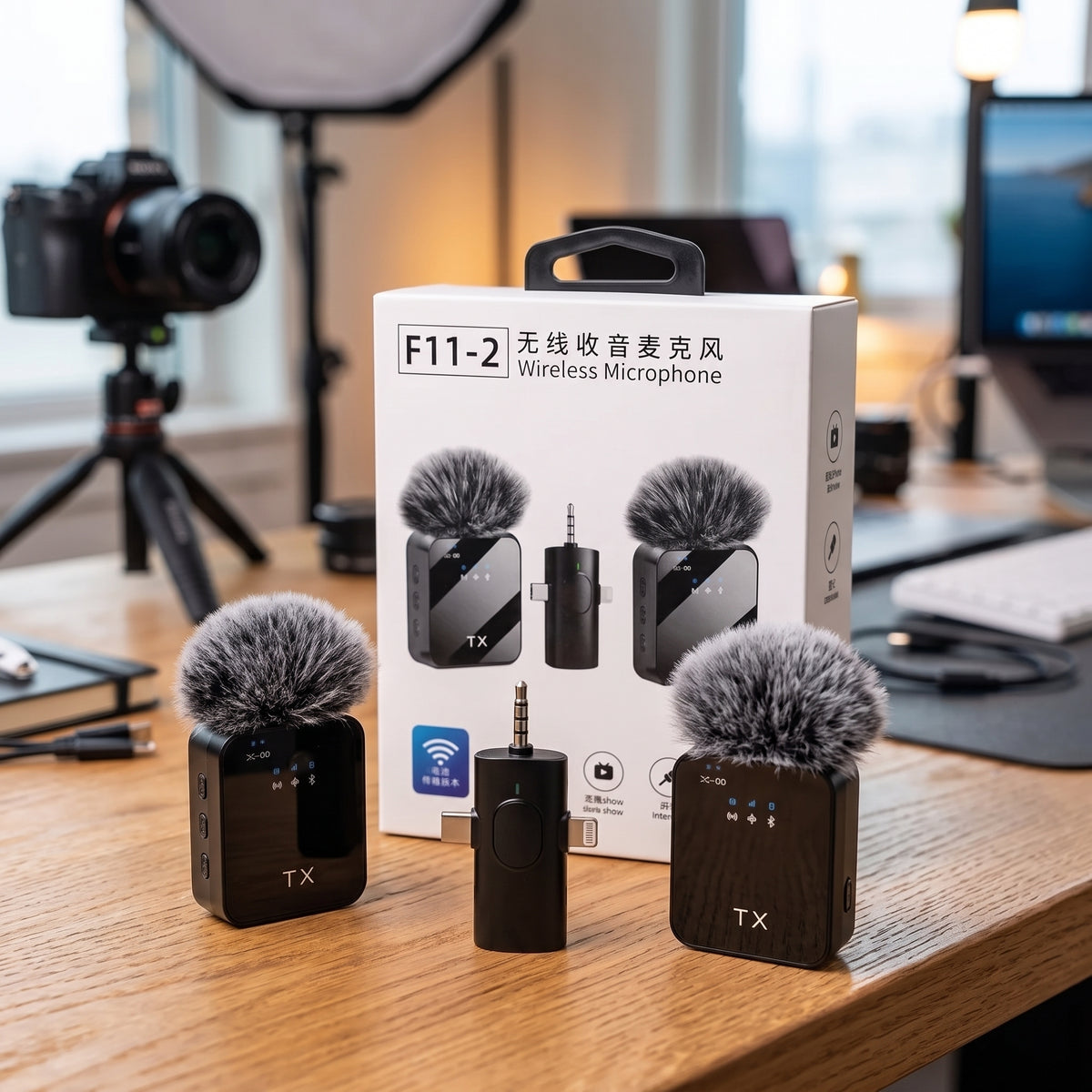 F11-2 Dual Wireless Microphone Set