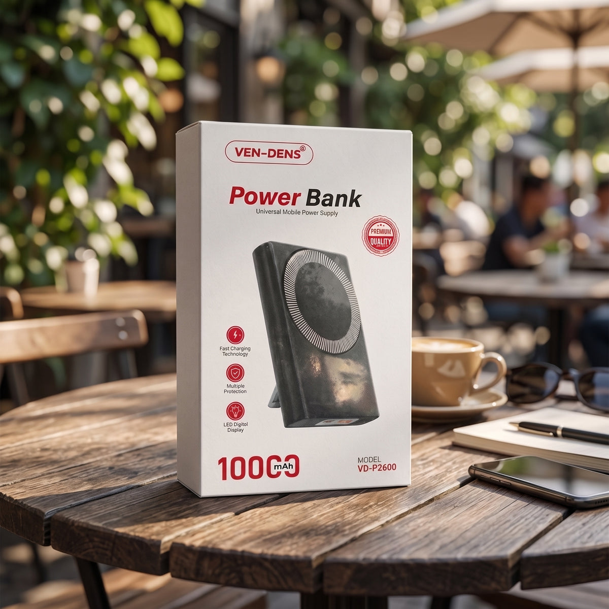 VEN-DENS VD-PB030 10000mAh Wireless Power Bank with Magsafe