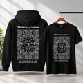 Black Paisley Hoodie & Dropsoulder Combo