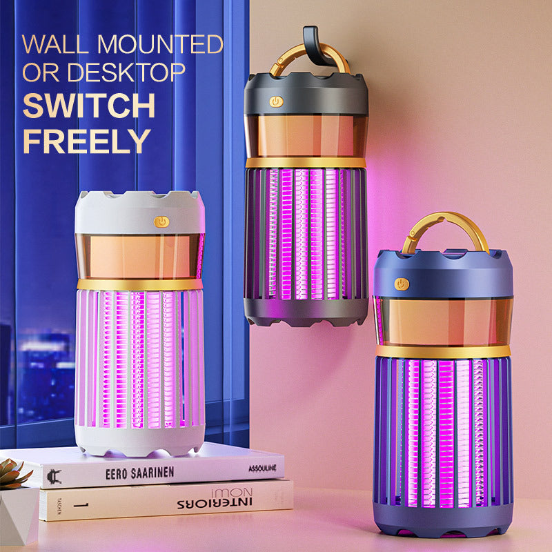 3-in-1 Electric Bug Zapper UV Light Mosquito Lamp 395nm Variable Frequ ...