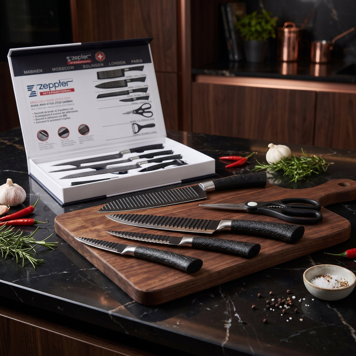 Zepter Kitchen Knife Set 6 Pcs (original)