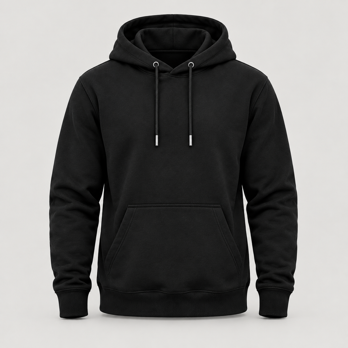 Premium Solid Color Pullover Hoodie for Men Without Print Solid Colour